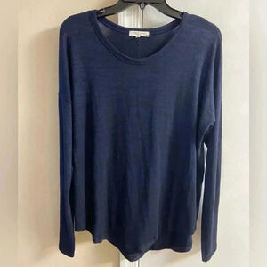 rag & bone Navy Blue Tunic Top